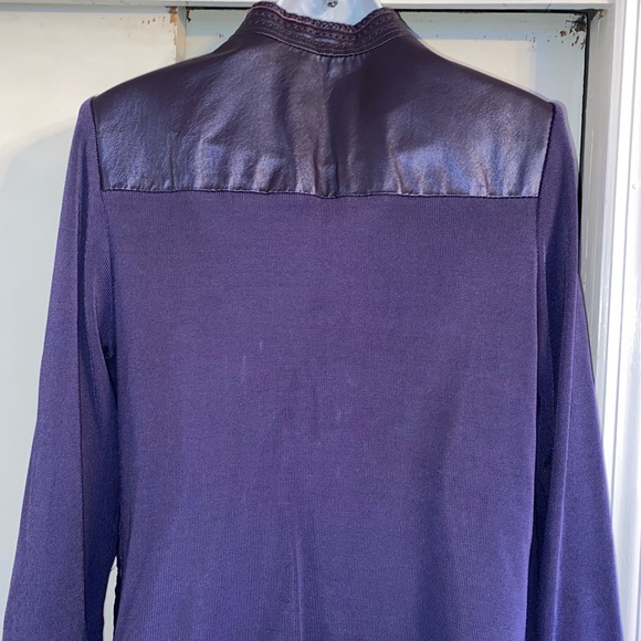 Peter Nygard Purple Size 10 Leather Jacket EUC - Picture 5 of 9